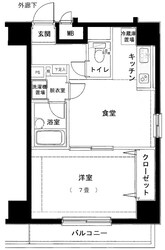 メインステージ大森本町の物件間取画像